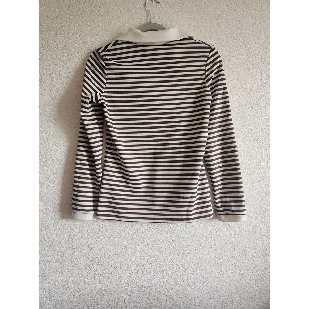 Y2K JcPenny Collard Womens Long Sleeve Shirt M - Picture 2 of 4